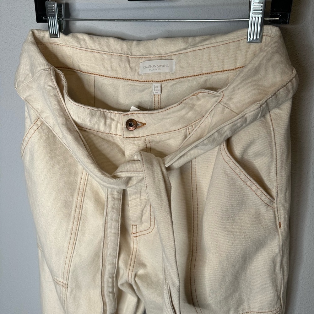 Jonathan Simkhai pants women’s size 31 - Picture 5 of 9